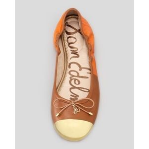 🍂🍁 Sam Edelman Fairleigh Cap Toe Flats
